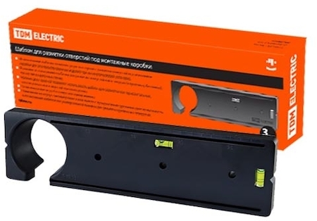 TDM ELECTRIC SQ1407-0001 Шаблон для разметки отверстий под монтажные коробки TDM